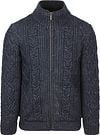 State Of Art Vest Cable Zip Melange Navy 16125067-5957 kopen | Suitable