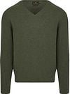 Steppin' Out Pullover V-Neck Lambswool Olive Green order online | SM1201.0004-5103 | Suitable Norway