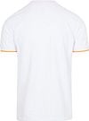 Sun68 Piqué T-Shirt Fluo Stripe White Product / Achterkant