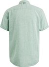 Vanguard Chemise Short Sleeve De Lin Vert Product / Achterkant