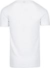 Alan Red Oklahoma T-shirt Stretch White 3-Pack Product / Achterkant