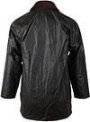 Barbour Beaufort Wax Jas Bruin Product / Achterkant