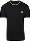 Fred Perry M1588 Twin Tipped T Shirt Navy M1588-W53 order online | Suitable