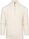 Gant Halfzip Pullover Wool Mix Ecru 8050171-130 order online | Suitable
