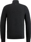 PME Legend Half Zip Sweater Mouliné Black Product / Achterkant