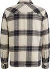 PME Legend Overshirt Heavy Yarn Kariert Ecru Product / Achterkant