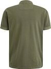 PME Legend Polo Garment Dye Army Product / Achterkant