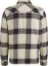 PME Legend Surchemise A Carreaux Heavy Yarn Ecru Product / Achterkant