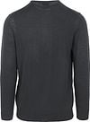 Profuomo Pullover Merinowol Antraciet Product / Achterkant