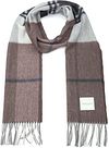 Profuomo Scarf Lambswool Bruin Checkered order online | PPVS30007A-H | Suitable Norway