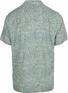 Scotch and Soda Shortsleeve Hemd Druck Hellgrün Product / Achterkant