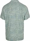 Scotch and Soda Shortsleeve Shirt Print Light Green Product / Achterkant