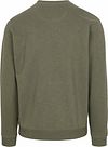 Scotch and Soda Sweater Logo Olive Green Product / Achterkant