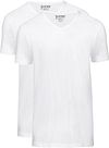 Slater 2-pack Basic Fit T-shirt V-neck White 7600 order online | Suitable