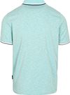 State of Art Polo Slubmelange Hellblau Product / Achterkant
