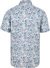 State Of Art Short Sleeve Shirt Print Flower Blue Product / Achterkant