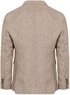 Suitable Blazer Pepita Linen Beige Product / Achterkant