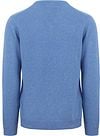 Suitable Lambswool Pullover V-Neck Blue Product / Achterkant