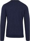 Suitable Pullover V-Hals Merino Kobalt Blauw Product / Achterkant