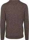 Suitable Merino Pullover V-Hals Taupe Product / Achterkant
