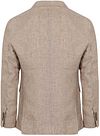 Suitable Veste de Costume Pepita De Lin Beige Product / Achterkant