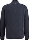 Vanguard Pullover Half Zip Structure Wool Mix Navy Product / Achterkant
