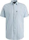 Vanguard Short Sleeve Overhemd Linnen Streep Lichtblauw VSIS2404260-5376 kopen | Suitable