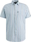 Vanguard Short Sleeve Shirt Linen Stripes Light Blue VSIS2404260-5376 order online | Suitable