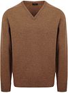 William Lockie V-Ausschnitt Pullover Lammwolle Driftwood 7092DF-129 Driftwood kaufen | Suitable
