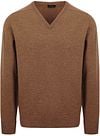 William Lockie V-Neck Lambswool Driftwood 7092DF-129 Driftwood order online | Suitable