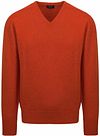 William Lockie V-neck Lambswool Ember order online | 7092DF-248 Ember | Suitable Norway