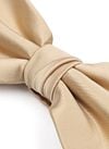 Suitable Satin Bow Tie Beige Product / Detail