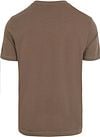 BOSS T-shirt Logo Brown Product / Achterkant