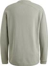 Cast Iron Longsleeve Waffle T-shirt Light Green Product / Achterkant