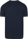 Fred Perry M1588 Twin Tipped T Shirt marine Product / Achterkant