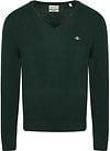 Gant Pullover Col-V Wool Blend Vert Foncé 8050274-374 commander en ligne | Suitable