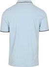 Gant Tipping Piqué Polo Shirt Light Blue Product / Achterkant