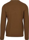 No Excess Pullover Solid Jacquard Khaki Product / Achterkant