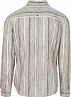 No Excess Overhemd Streep Beige Product / Achterkant