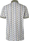 No Excess Polo Shirt Print Blue Green Product / Achterkant