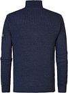 Petrol Kabelstrickjacke Nunam Navy Product / Achterkant