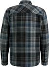 PME Legend Overshirt Dobby Checks Black Grey Product / Achterkant