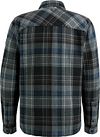 PME Legend Surchemise Dobby A Carreaux Noir Gris Product / Achterkant