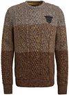 PME Legend Sweater Melange Brown PKW2310305-8196 order online | Suitable