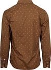 Scotch and Soda Overhemd Print Bruin Product / Achterkant