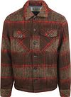 Scotch & Soda Overshirt Brushed Wool Checks Brown 178629-210 order online | Suitable