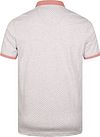 State Of Art Polo Print Grijs Rood Product / Achterkant