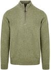Suitable Half Zip Pullover Lambswool Light Green LMBS-Z-24 kl 159 Green Tea order online | Suitable