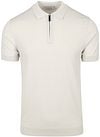 Suitable Knitted Half Zip Polo Beige SPE25108DA31ST-920 kopen | Suitable