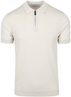 Suitable Knitted Half Zip Polo Shirt Beige SPE25108DA31ST-920 order online | Suitable